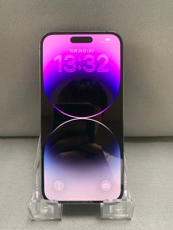 中古 国内版 SIMフリー iPhone14 Pro Max 256GB ディープパープル色