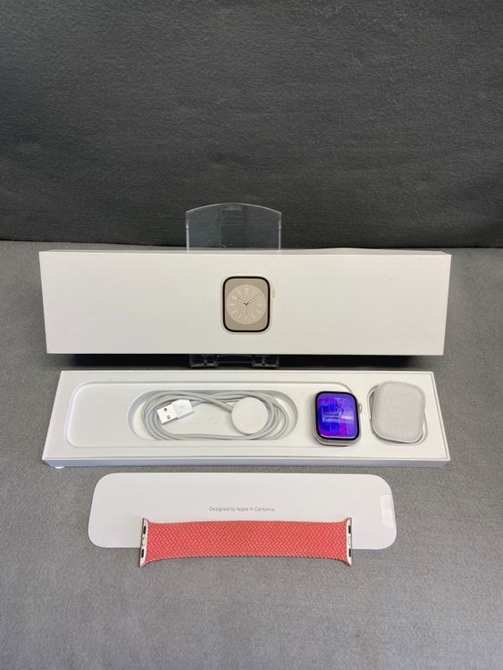 ������� Apple Watch Series8 GPS��ǥ� 41mm 32GB �������饤��