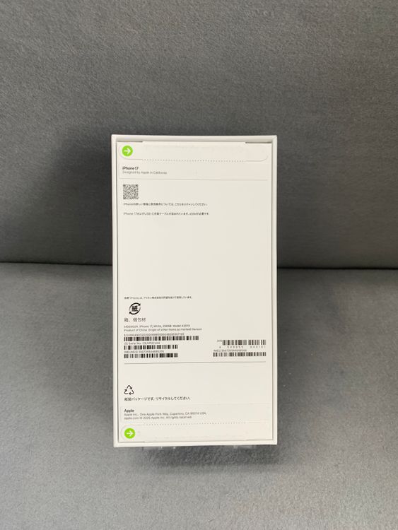 ����̤���� Apple���ȥ��� SIM�ե꡼ iPhone17 256GB �ۥ磻�ȿ�
