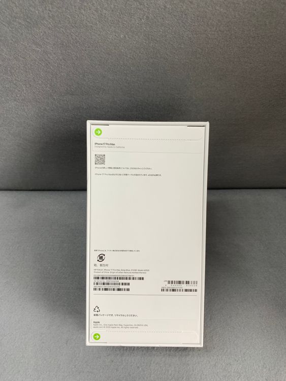 ����̤���� Apple���ȥ��� SIM�ե꡼ iPhone17 Pro Max 512GB