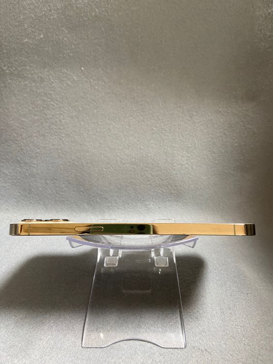 美品中古 Appleストア版 SIMフリー iPhone12 Pro Max 128GB ゴールド色