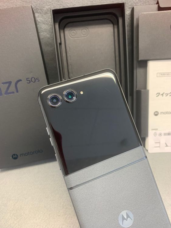 ���� SIM�ե꡼ MOTOROLA razr 50s 256GB �����饰�쥤��