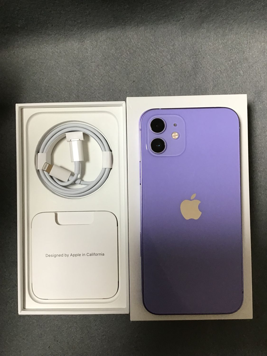 超美品 国内版 SIMフリー iPhone12 128GB パープル色 ムスビー|超美品 国内版 SIMフリー iPhone12 128GB パープル色