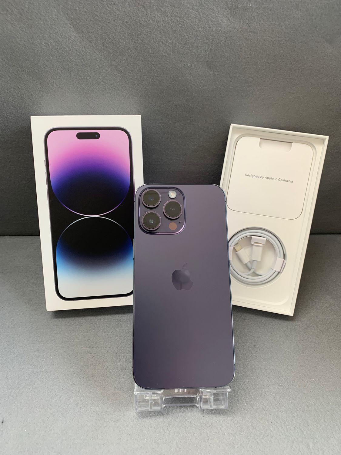 ムスビー｜美品 国内版 SIMフリー iPhone14 Pro Max 256GB ディープ