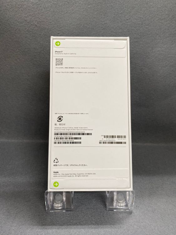����̤���� Apple���ȥ��� SIM�ե꡼ iPhone17 256GB �ۥ磻�ȿ�