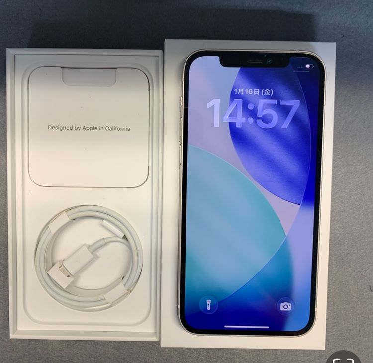 ���� ������ SIM�ե꡼ iPhone12 128GB �ۥ磻�ȿ�