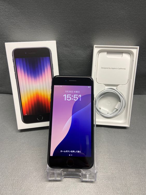 Ķ���ʡ�Apple���ȥ��ǡ�SIM�ե꡼��iPhoneSE ��3���塡64GB �ߥåɥʥ��ȿ�