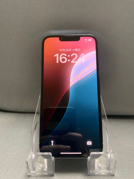 美品 Appleストア版 SIMフリー iPhone13 Pro 128GB シエラブルー色
