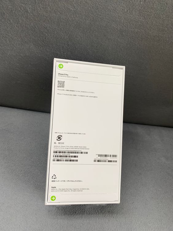 ����̤���� Apple���ȥ��� SIM�ե꡼ iPhone17 Pro 256GB ����С���