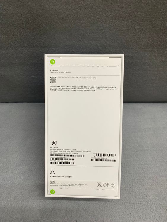 ����̤���� Apple���ȥ��� SIM�ե꡼ iPhone16 128GB ����ȥ�ޥ��