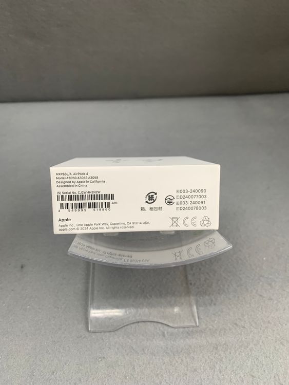 ����̤���� AirPods ��4���� MXP63J/A �ۥ磻�ȿ�