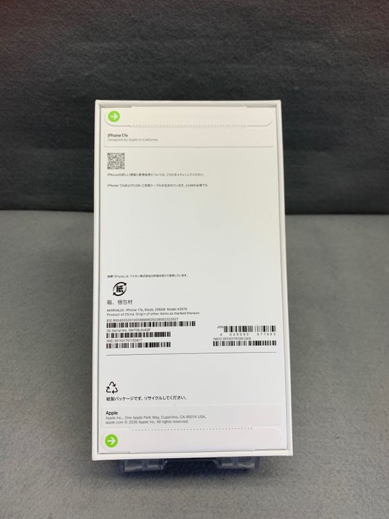 ����̤������Apple���ȥ��ǡ�SIM�ե꡼��iPhone17e 256GB �֥�å���