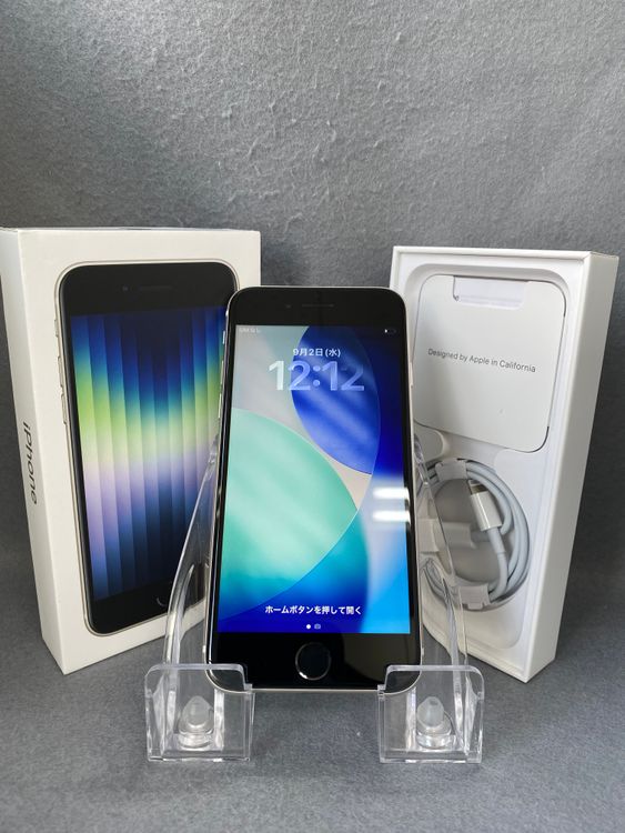 Ķ���� Apple���ȥ��� SIM�ե꡼ iPhoneSE ��3���塡 128GB �������饤�ȿ�
