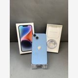 ���� Apple���ȥ��� SIM�ե꡼ iPhone14 128GB �֥롼��