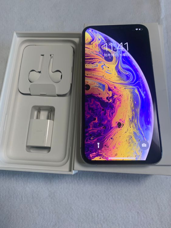 ムスビー｜超美品 国内版simフリー iPhonexs 256GB ホワイト色【iPhone 