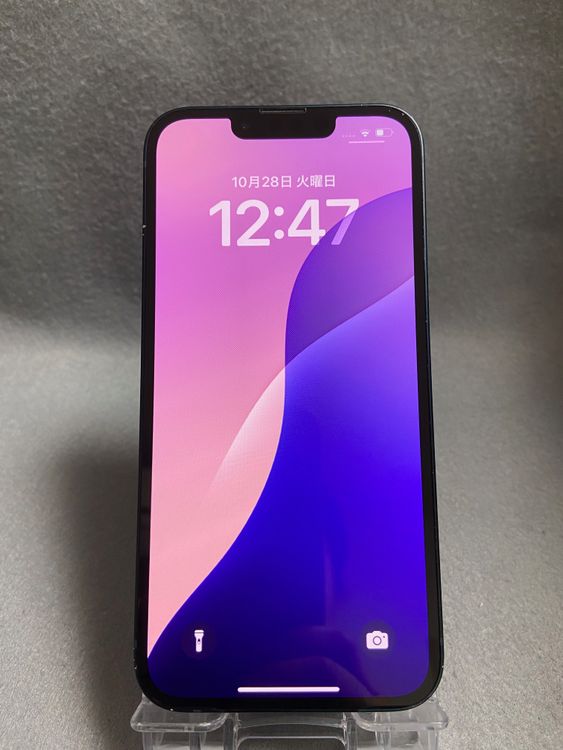 美品中古 国内版 SIMフリー iPhone13 128GB ミットナイト色