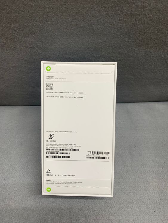 ����̤���� Apple���ȥ��� SIM�ե꡼ iPhone17e 256GB �֥�å���