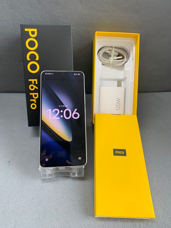 ���� SIM�ե꡼ Xiaomi POCO F6 Pro 12GB + 256GB �ۥ磻�ȿ�