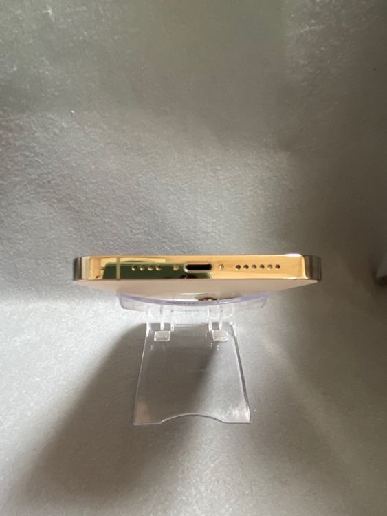 美品中古 Appleストア版 SIMフリー iPhone12 Pro Max 128GB ゴールド色