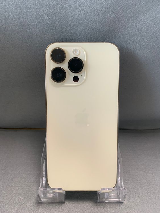 美品 国内版 SIMフリー iPhone 14 Pro Max 128GB ゴールド色