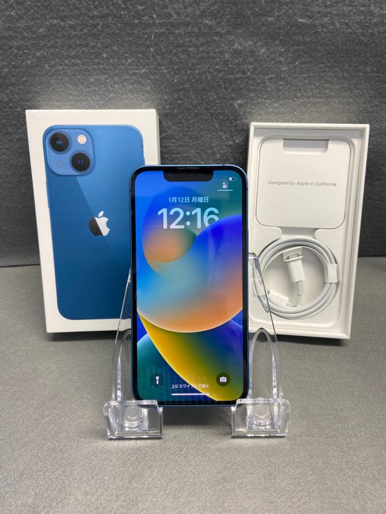Ķ���� ������ SIM�ե꡼ iPhone13 mini 128GB �֥롼��