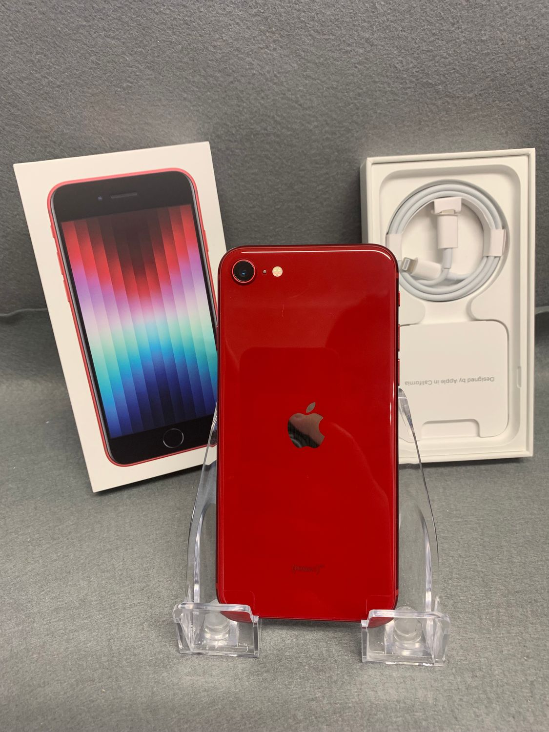 ムスビー｜超美品 国内版 SIMフリー iPhoneSE第3世代 128GB レッド色