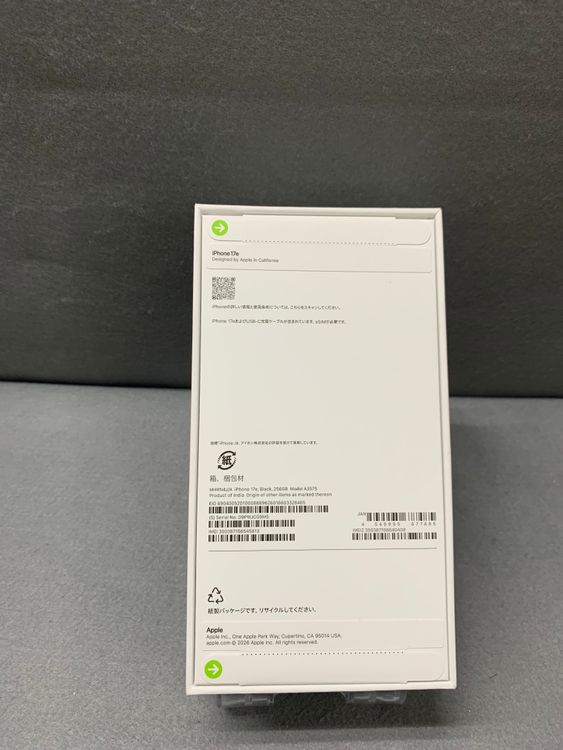����̤���� Apple���ȥ��� SIM�ե꡼ iPhone17e 256GB �֥�å���