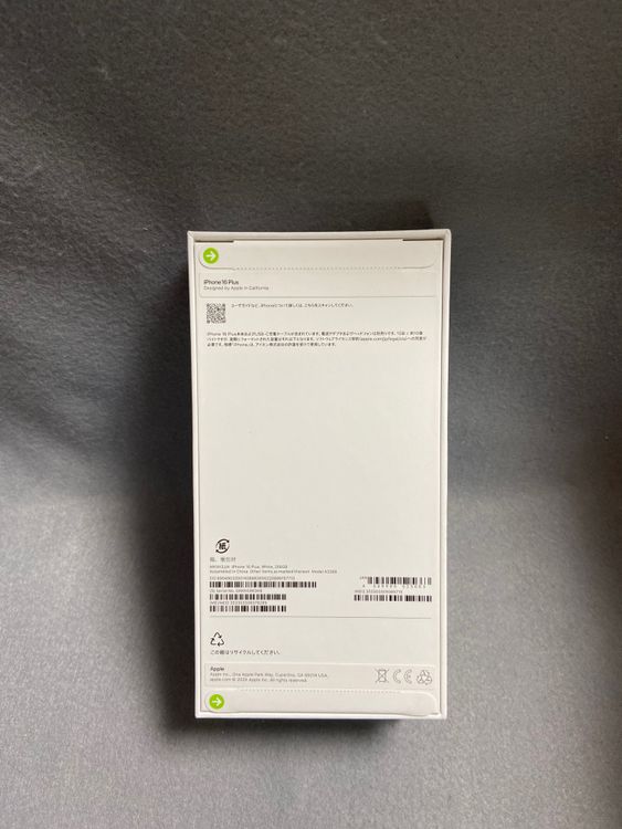 ����̤������Apple���ȥ���SIM�ե꡼��iPhone16 Plus 256GB �ۥ磻�ȿ�