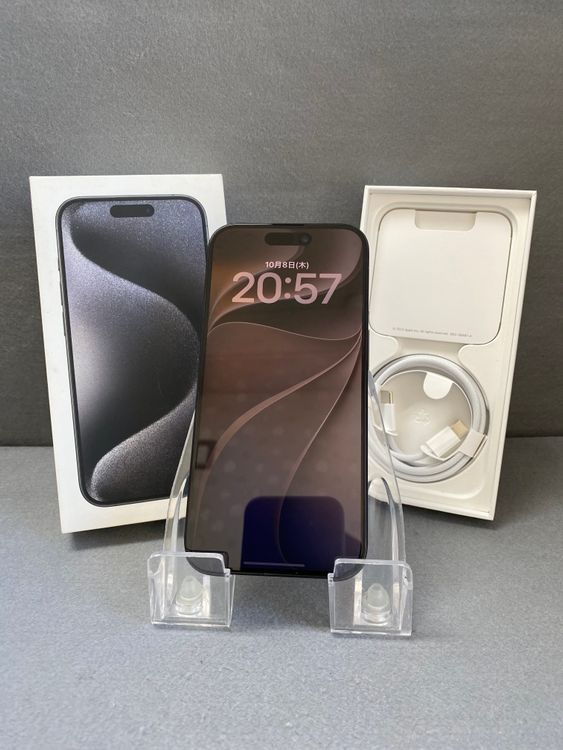 Ķ���� Apple���ȥ��� SIM�ե꡼ iPhone15 Pro 128GB �֥�å������˥��࿧