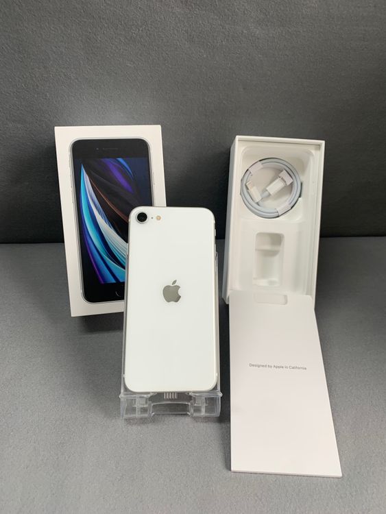 Ķ���� Apple���ȥ��� SIM�ե꡼ iPhoneSE ��2���� 128GB �ۥ磻�ȿ�