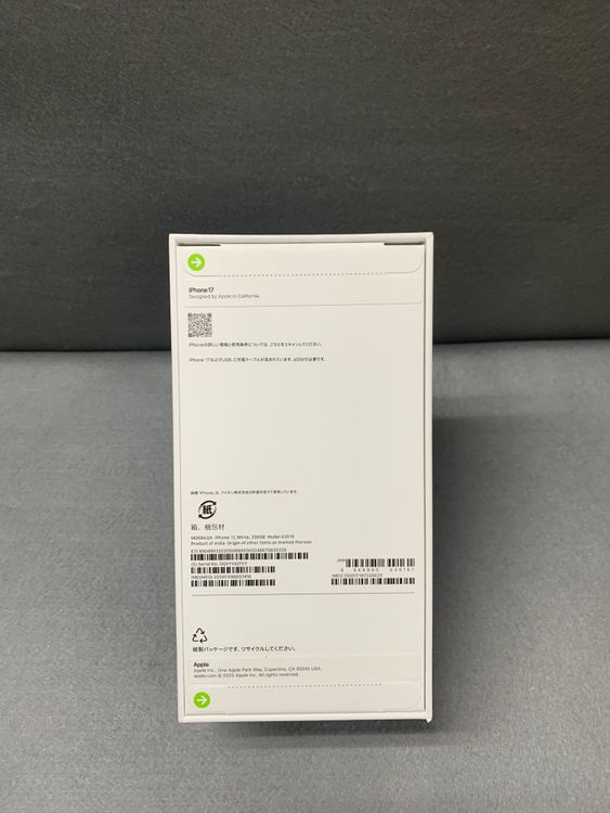 ����̤���� Apple���ȥ��� SIM�ե꡼ iPhone17 256GB �ۥ磻�ȿ�