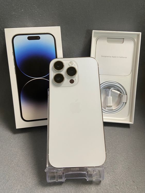 美品 国内版 SIMフリー iPhone14 Pro 128GB シルバー色