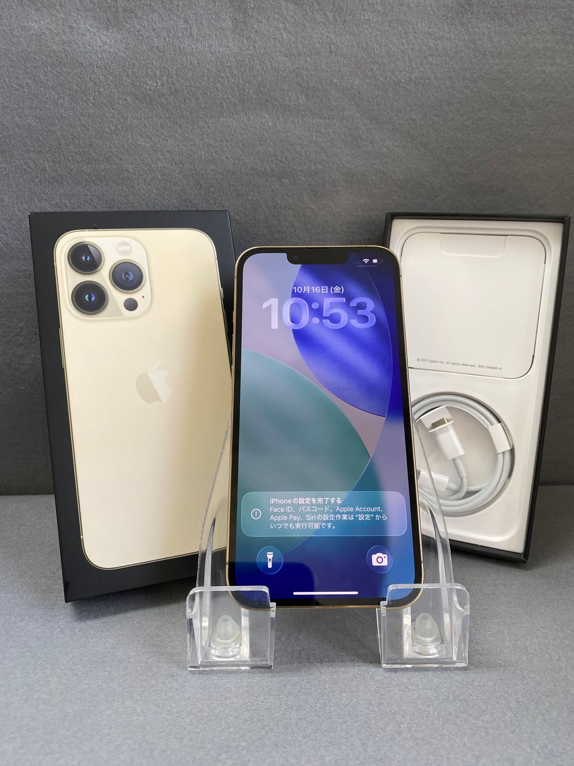 【美品】iPhone 13 PRO 128GB ゴールド　SIMフリー　本体 ムスビー｜美品 国内版 SIMフリー iPhone13 pro 128GB ゴールド色
