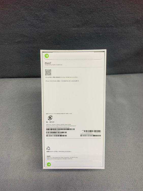 ����̤������Apple���ȥ��ǡ�SIM�ե꡼��iPhone17 256GB �֥�å���
