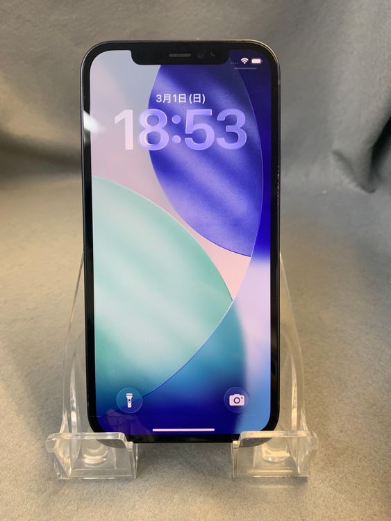 ���ʡ������ǡ�SIM�ե꡼��iPhone12 128GB �֥�å���