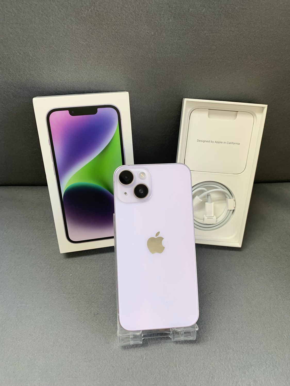 ムスビー｜超美品 国内版 SIMフリー iPhone14 128GB パープル色