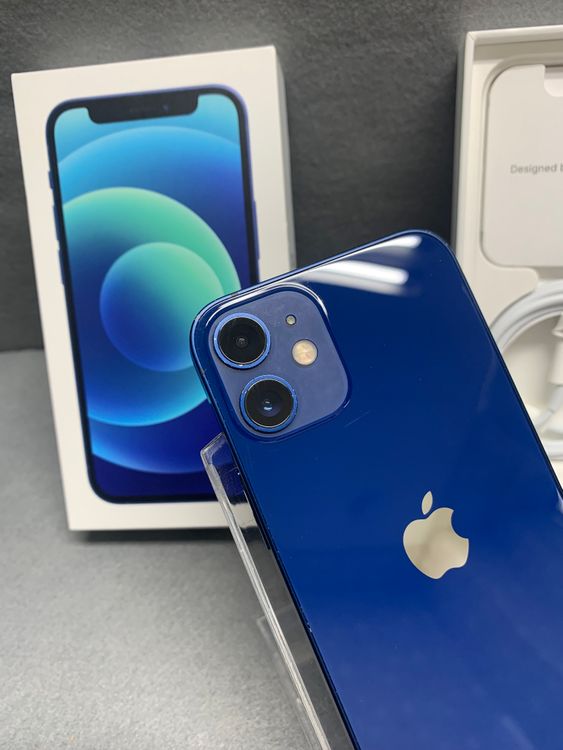 ������� Apple���ȥ��� SIM�ե꡼ iPhone12 mni 64GB �֥롼��