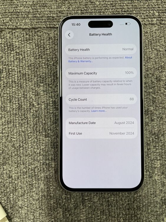 IPhone 15-128GB-�Хåƥ꡼100%�Ǥ���