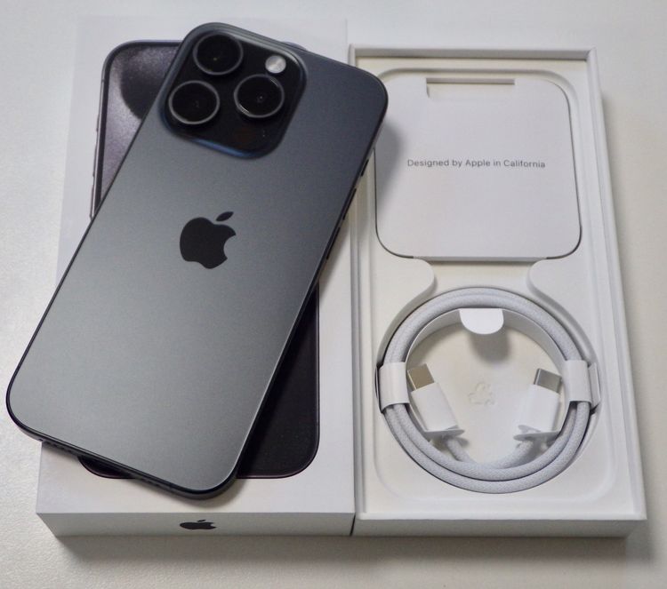 Apple�� SIM�ե꡼ iPhone15 Pro 128GB ����88% �֥�å������˥���