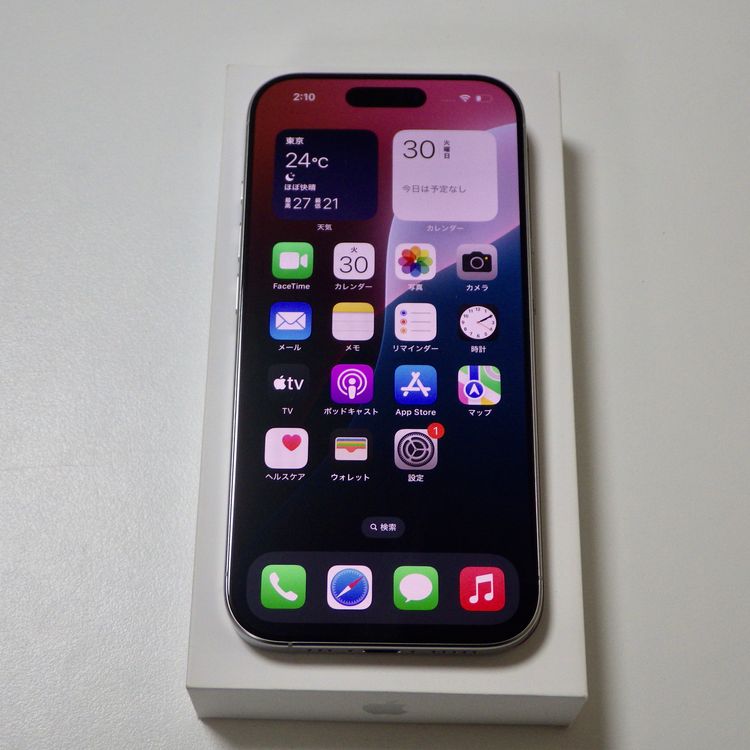 Apple SIMե꡼ iPhone16 Pro 128GB ۥ磻 100%