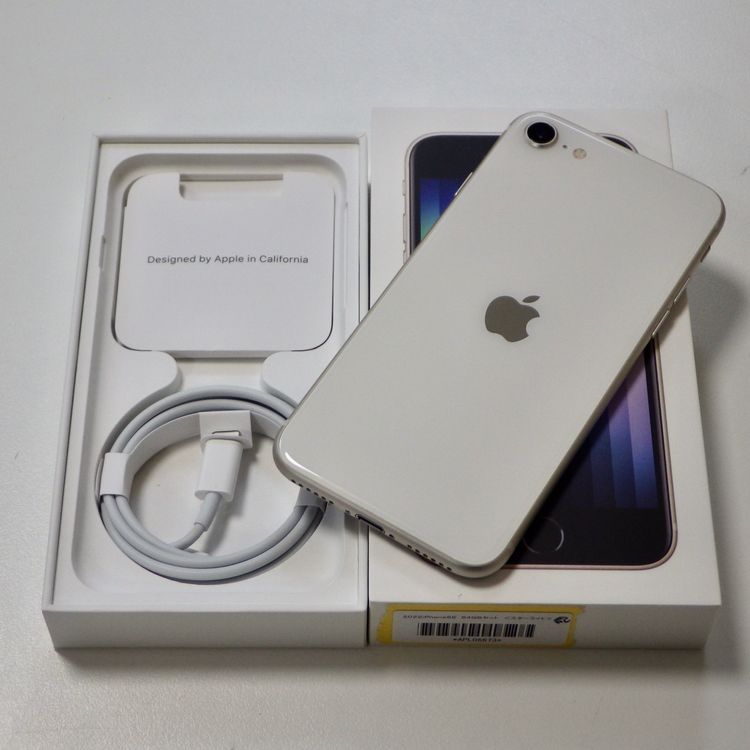 ����Ʊ�� SIM�ե꡼ iPhone SE(�裳����) 64GB ����90% �ۥ磻�� ����̵��