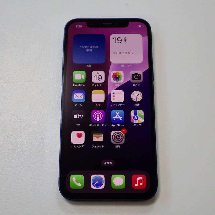 SIMե꡼ iPhone12 64GB 82% ֥롼 ̵