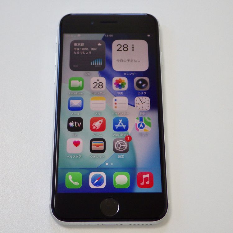 SIM�ե꡼ iPhoneSE2 128GB �ۥ磻�� ����̵��