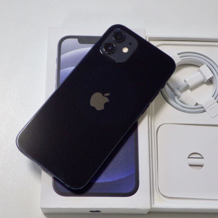 iPhone 12 128G ブラック 未使用品 SIMフリー iPhone 12 Apple アップル 128GB【中古(未使用品)】 ブラック