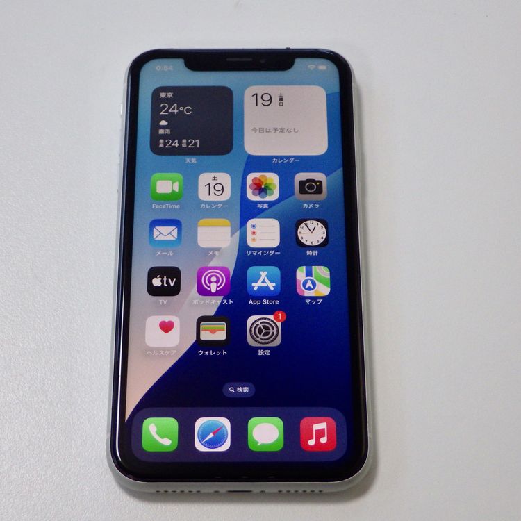 SIM�ե꡼ iPhoneXR 64GB �ۥ磻�� ����87% ����̵��