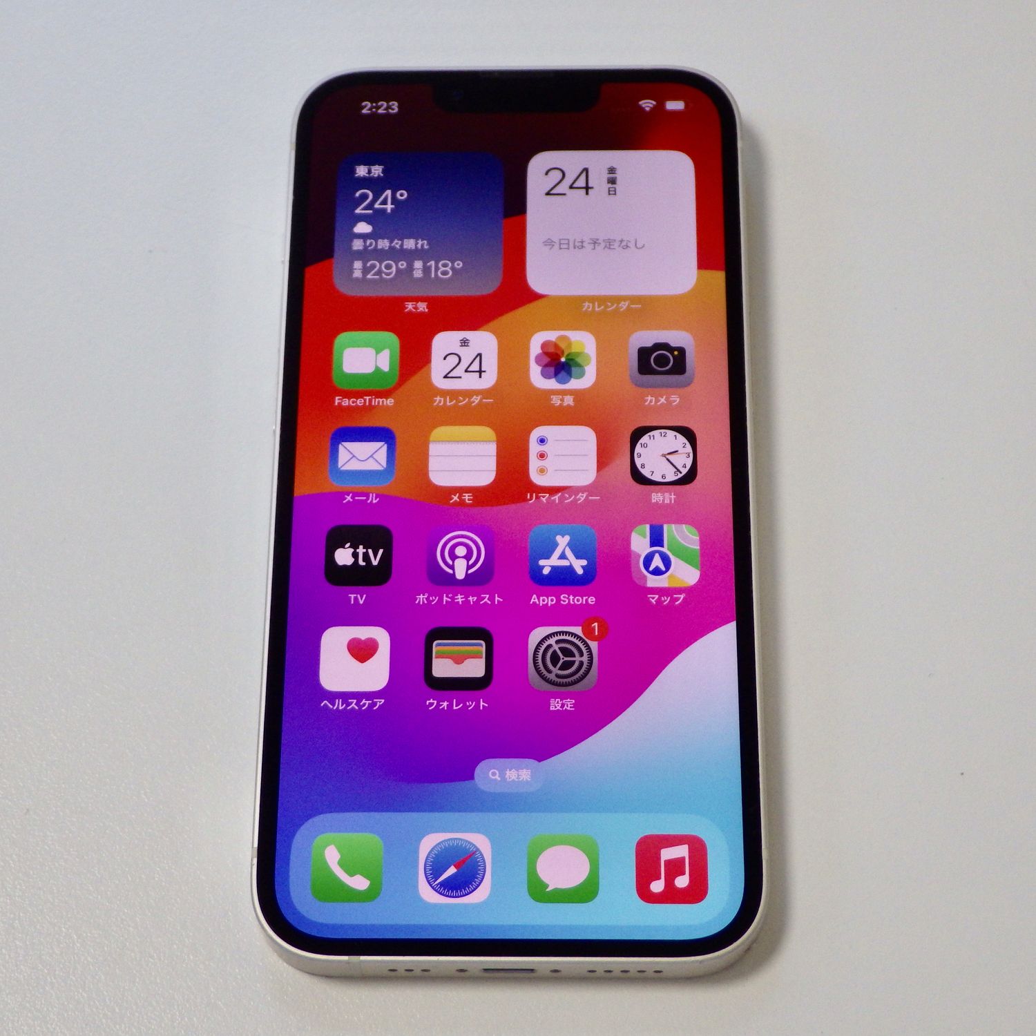 iPhone13iPhone本体 128GB SIMフリー Apple ホワイト Apple iPhone 13 128GB SIMフリー投稿画像・動画 - 価格.com