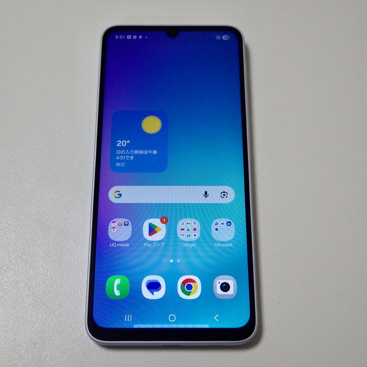 SIMե꡼ au Galaxy A25 5G 饤ȥ֥롼 SCG33 ̵