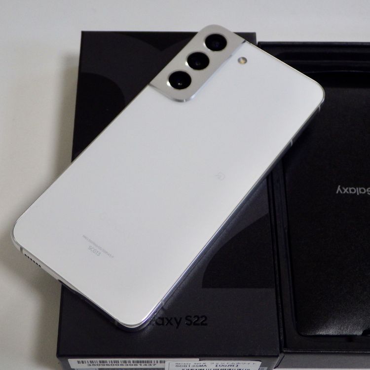 Ķ���� SIM�ե꡼ au Galaxy S22 SCG13 �ۥ磻�� ����̵��