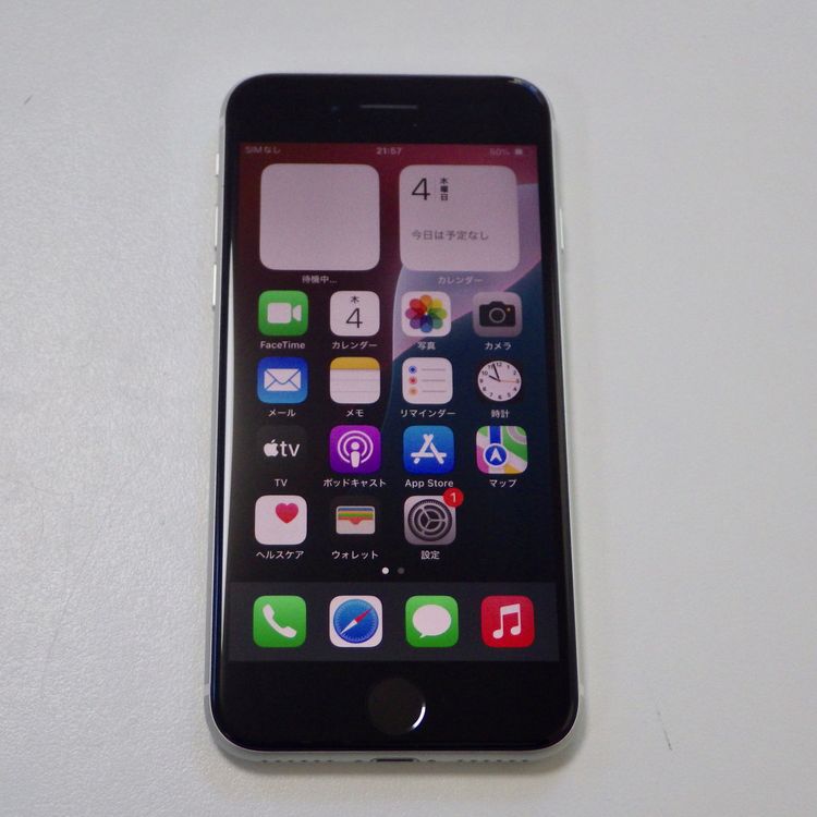 SIMե꡼ iPhone SE(裲) 64GB ۥ磻 81% ̵