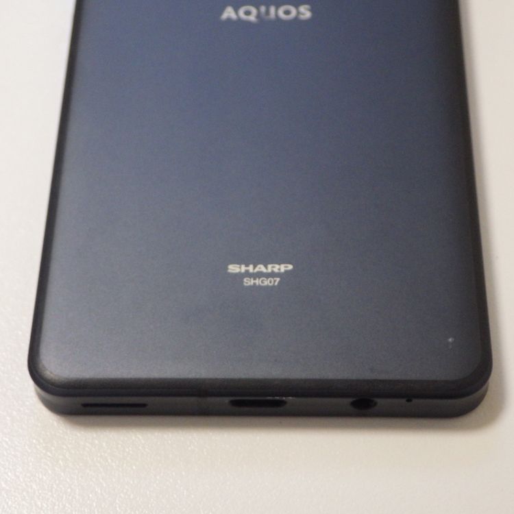ムスビー｜SIMフリー au AQUOS sense6s SHG07 ブラック 送料無料